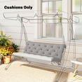 thumbnail image 2 of Outsunny Coussins de Remplacement pour Balançoire de Banc d'Extérieur à 3 Places, 2 of 10