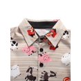 thumbnail image 3 of Summer 2PCS Toddler Kid Baby Boy Summer Button Tops Shirt Short Pants Outfit Set Clothes, 3 of 4