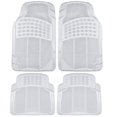 thumbnail image 1 of BDK MT-654-CL Universal Fit Heavy Duty All Weather Protection Floor Mat Rubber, 4 Piece, Clear, 1 of 3