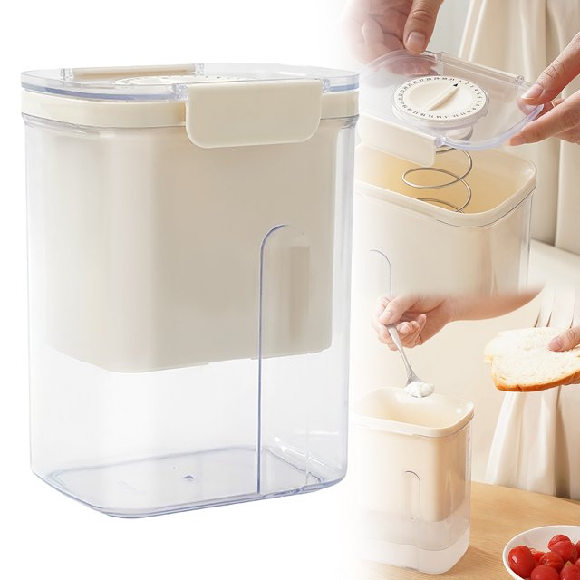 Household Yogurt Filter And Timer Design Water Washing Filter Filter Kitchen Accessory White Enhances Its Versatility In The Kitchen