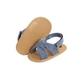 thumbnail image 2 of Kmbangi Breathable Summer Baby Girls Sandals, Solid Color Soft Sole Shoes, 2 of 9