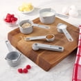 thumbnail image 3 of Mainstays Kitchen 10-Piece Plastic Snap-Together Measuring Cup and Spoon Set, Space-Saving Design, Grey, 3 of 9
