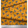 thumbnail image 3 of Soimoi Cotton Poplin Fabric Text,Rugby Ball & Bird Cartoon Print Sewing Fabric Yard 42 Inch Wide, 3 of 3