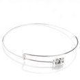 thumbnail image 1 of Sterling Silver Mom Expanding Wire Bracelet, 1 of 1