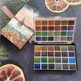 thumbnail image 5 of 24 Color Glitter Watercolor Paints Set Pearlescent Color Artist Art Set For Painting On Fabric Paper Crafts, 5 of 5