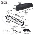 thumbnail image 1 of VONKY Melodic Professional Musical Keyboard Music Instrument Portable Piano Harmonica with Carrying Bag Playing Keyboards Red, 1 of 6
