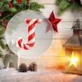 thumbnail image 5 of 26 Letter Ornament Cane Candy Letter Ornament, 5 of 5