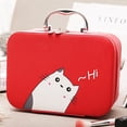 thumbnail image 2 of relayinert Multifunctional Cartoon Portable Travel High Capacity Double Layer Makeup Cosmetics Case Box, 2 of 8