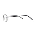 thumbnail image 4 of Classic Iconic Dad Fashion Narrow Rectangle Snug Reading Glasses Gunmetal +1.75, 4 of 4