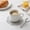 Silver, variant on Deals of The Day Clearance! Rose Hollow Out Non-Slip PVC Coaster, 4.33in Decorative Table Mat for Coffee Mugs, Drinkware, Restaurant, Hotel, Home