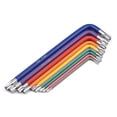 thumbnail image 4 of Yeacher 9PCS Multicolour L-Key Set Torx Key Star Key Set Long Arm Industrial Grade Chrome Vanadium Steel Torx Key Allen Wrench, 4 of 8