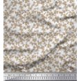 thumbnail image 1 of Soimoi Moss Georgette Fabric Artistic Floral Decor Fabric Printed Yard 42 Inch Wide, 1 of 3