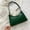 Green, variant on TIMIFIS Pu Shoulder Sack, Shoulder Bag Fashion Casual Bag Women's Shoulder Bag Handbag Messenger Bag Wallet