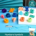 thumbnail image 5 of Bowayaoa Wooden Stringing Beads Building Blocks Set, Natural Wood DIY Lacing Threading Educational Puzzle Toy, Motor Skill Learning Gift, 5 of 5