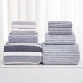 thumbnail image 4 of Towels for Bathroom 8Pc Towel Bath Towel Set Velvet Spun Highly Absorbent Soft Bath Towel Suitable for Bathroom Spa Gym Bath Towels Set,Bathroom Towel Rack,Bathroom Towel Set, 4 of 5