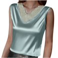 thumbnail image 2 of UPPADA Womens Tank Tops Summer Sleeveless Shirts Ladies Ribbed Wide Shoulder Straps Tees Racerback Tight Slim Fitted Workout Tank Tops Fitted Tops Racer Back Blouses,Clearance on sale, 2 of 8