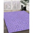 thumbnail image 3 of Ahgly Company Machine Washable Indoor Square Transitional Blossom Pink Area Rugs, 7' Square, 3 of 7