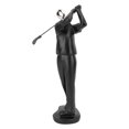 thumbnail image 2 of Resin Figure Statue, Decorative Abstract Musician Sports Men Figurines For  Decor Black, 2 of 8