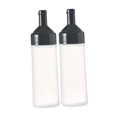 thumbnail image 3 of veasfak 2Pcs Condiment Dispenser Tomato Ketchup Bottle Empty with Cap Supplies Container 500mL Black, 3 of 9