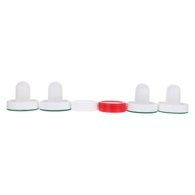 CNKOO 2 Ensembles de Pousse-Hockey d'Air Portables avec Lumières DEL Palettes et Rondelles