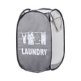 thumbnail image 1 of EGNMCR Organisateurs et Rangement de Garde-Robe, Panier à Linge Sale Pliable Panier à Linge Sale en Maille à Trois Côtés Panier à Linge Sale Respirant Cadre de Rangement pour Linge Sale Panier de Rangement pour Linge Panier à Lessive, 1 of 6