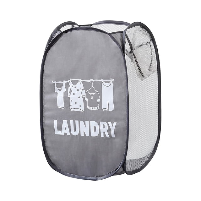 EGNMCR Organisateurs et Rangement de Garde-Robe, Panier à Linge Sale Pliable Panier à Linge Sale en Maille à Trois Côtés Panier à Linge Sale Respirant Cadre de Rangement pour Linge Sale Panier de Rangement pour Linge Panier à Lessive