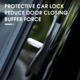 thumbnail image 1 of 4pcs Upgraded Durable Silicone Car Door Lock Latches Cover for Tesla Model 3 Model Y - Flexible Car Door Lock Protector, 1 of 5