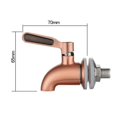 thumbnail image 4 of 16mm Spigot Faucet Barrel Beverage Dispenser Replacement Bar Rose Gold, 4 of 8