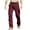 Wine, variant on Pitauce Mens Cargo Work Pants Waterproof Tactical Pants with Multi Pockets Outdoor Hiking Woking Construction Pants