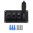 thumbnail image 2 of Loewten Led Light Bar Switch, Waterproof Dual Light Switch, For Cars, Motorcycles Other Vehicles Yachts, Trailers Buses, Ships, Cars, 2 of 8