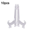 thumbnail image 4 of 10pcs Clear Plastic Easels Plate Holders Display Dish Holders Picture Frame Rack Picture Frame Photo Book Pedestal Stand, 4 of 8