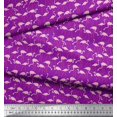 thumbnail image 3 of Soimoi Poly Georgette Fabric Flamingo Bird Print Sewing Fabric Yard 42 Inch Wide, 3 of 3