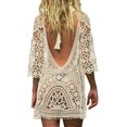 thumbnail image 1 of FFIY Paréo de Maillot de Bain pour Femmes en Crochet Dentelle, Robe de Bikini, 1 of 4