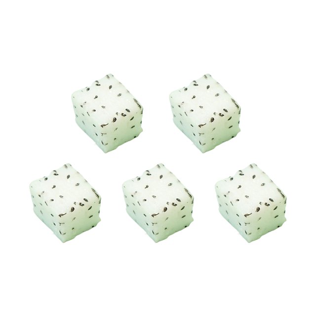 Wweixi 5pack/lot Long-lasting PVC Fruit Slice Model For Store Samples Mall Emissions Watermelon Slices 16