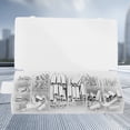 thumbnail image 2 of Practical Portable Extension Spring, Spring Steel Spring, For Repairs Industrial 200PCs Spring, 2 of 8