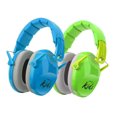 thumbnail image 1 of PROHEAR 032 2.0 Kids Noise Cancelling Headphones with Adjustable Headband - 25dB NRR Autism Ear Protection for Child at Mowing Studying Sleeping Racing - Green and Blue, 2 Pack, 1 of 8