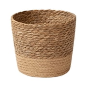 Woven Baskets for Storage,Storage Baskets for Organizing Flower Pots Cover Storage Basket Plant Woven Basket Planter Straw Flower Pot Pots for Plants,Woven Storage Basket,Pot for Plants