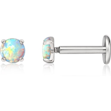 Limerencia 18g Titanium Internally Threaded Tragus Piercing Jewelry Nose Studs Earring for Women or Men