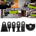 thumbnail image 4 of Oscillating Multitool, Oscillating Saw Blades, 10mm/20mm/32mm/45mm/65mm/88mm Portable Lightweight Profession Use General Use For Home Improvement Applications, 4 of 7
