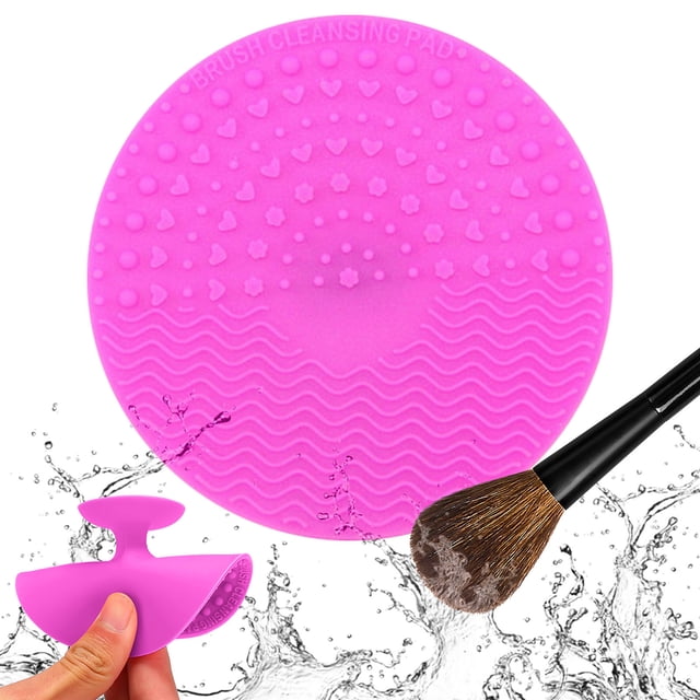 WIFKLSIIPG Silicone Scrubbing Pads for Cleaning Makeup Brush Pads