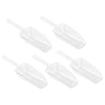 thumbnail image 1 of 5pcs Mini Clear Plastic Ice Scoop Scoopers for Weddings Candy Dessert Buffet Ice Cream Protein Powder, 1 of 8