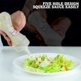 thumbnail image 4 of Multi Purpose Seasoning Bottle, Kitchen Five Hole Squeeze wtih Lid and Graduated Bottle, 4 of 6
