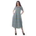 thumbnail image 4 of Moomaya Tenues d'Été Femmes Coton Flex Imprimées Robes Décontractées, 4 of 5