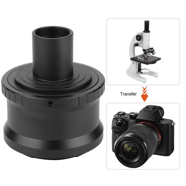 Adaptateur de Microscope, Robuste Durable Longue Durée de Vie en Alliage d'Aluminium Microscope T pour Caméra NEX Mount