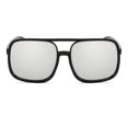 thumbnail image 1 of Optical Glasses Black Rimmed Spectacles Hip-hop Fashionable UV Protection Large-frame Clothing Accessories for Eyes Protection Black Rimmed Mercury, 1 of 6