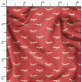 thumbnail image 2 of Soimoi Cotton Poplin Fabric Fox Animal Print Sewing Fabric Yard 42 Inch Wide, 2 of 6