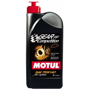 Motul 823511 Gear FF Competition 75W140 100 Percent Synthetic Ester Based Racing Lubricant for Limited Slip Differential (LSD) - 1 Liter