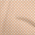 thumbnail image 1 of oneOone Polyester Spandex Orange Fabric Asian Block Craft Projects Decor Fabric Printed By The Yard 56 Inch Wide, 1 of 5