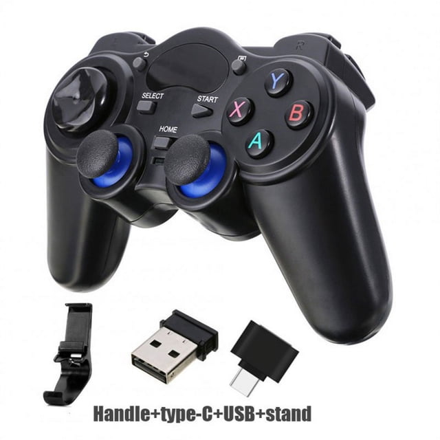 Manette 2.4G Android Sans Fil Joystick Contrôleur Prise pour Ps3 Téléphone Intelligent Tablette interface type-C