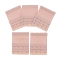thumbnail image 1 of 5Pack Bra Extender Strap 4Rows Replacement Elastic Extension Nude, 1 of 8